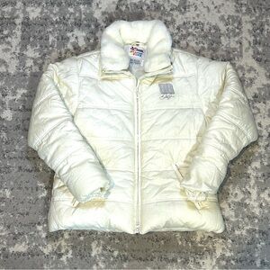 Women’s Dale Earnhardt Jr. Chase Authentics White Puffer Jacket
